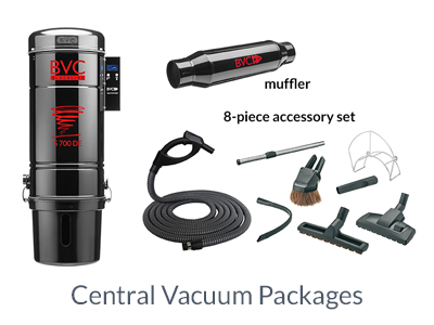 central vacuum package