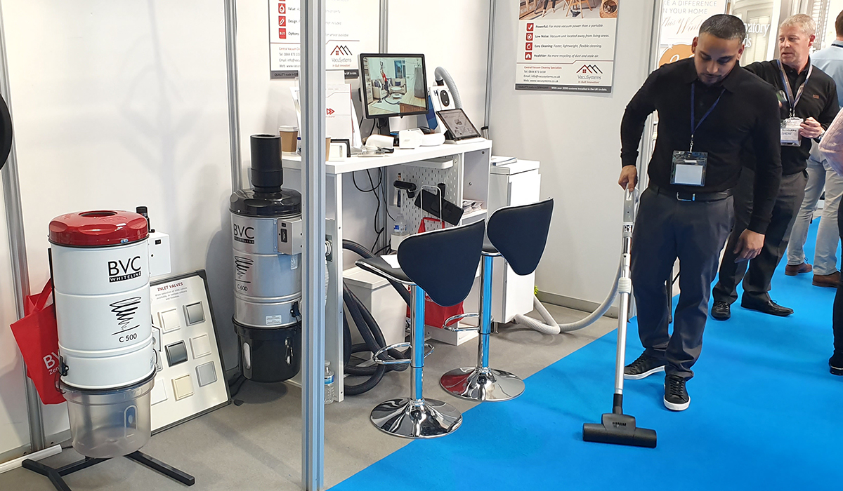 BVC Partner VacuSystems exhibit at the Home Building & Renovating show in Birmingham 2