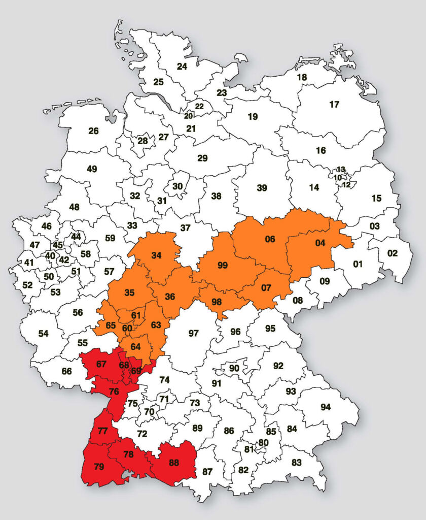 sales 1 BVC map germany